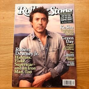 Rolling Stone Magazine with Robert Downey Jr. Cover - May 13, 2010